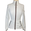 Alessandro Albanese 'Lula' Soft Exercise Top in White