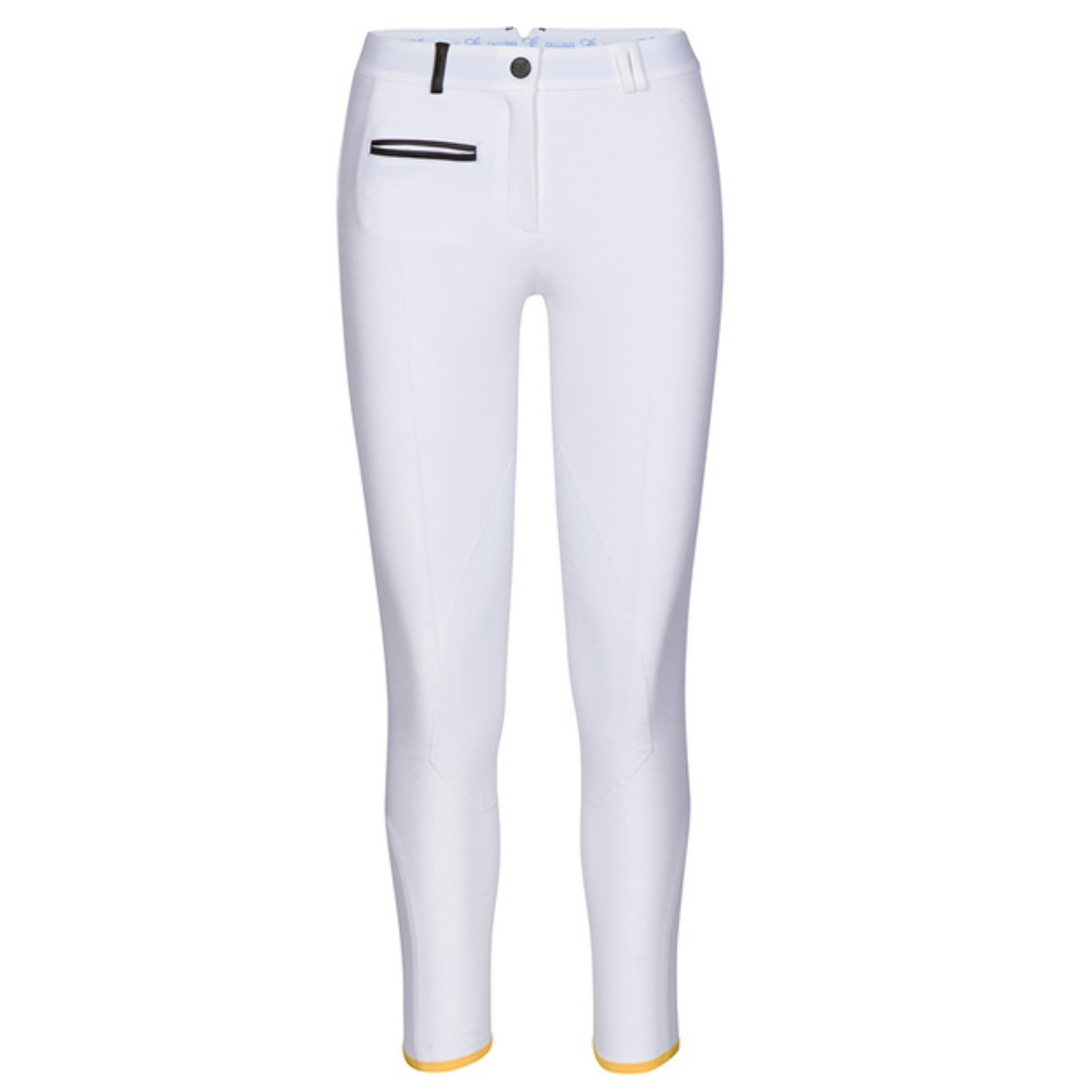 Front of CALLIDAE The C3 Jumper Pro Breeches in White - Women&#39;s US 32