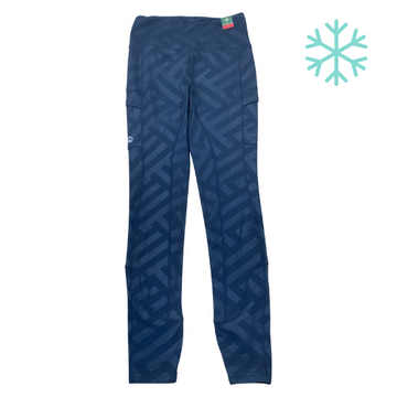 Horseware Winter Riding Tights in Navy Geo
