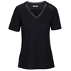 CALLIDAE The Short Sleeve Tech V Neck in Black