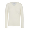 CALLIDAE The V Neck Sweater in Cream