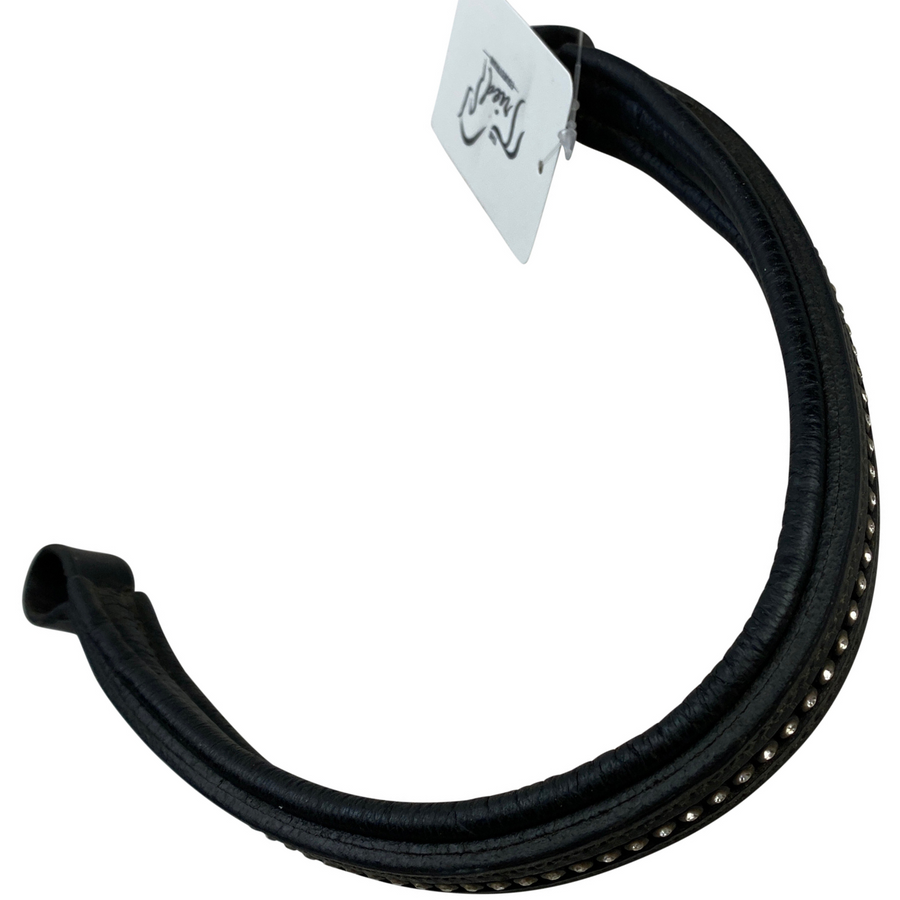 Detail of Albion KB Straight Browband in Black 