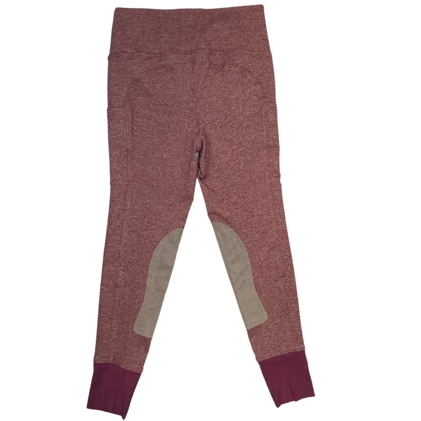 Back of BOTORI 'PJ' Riding Tights in Red Oak