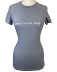 Spiced Equestrian "Crazy Horse Lady" Tee in Grey 