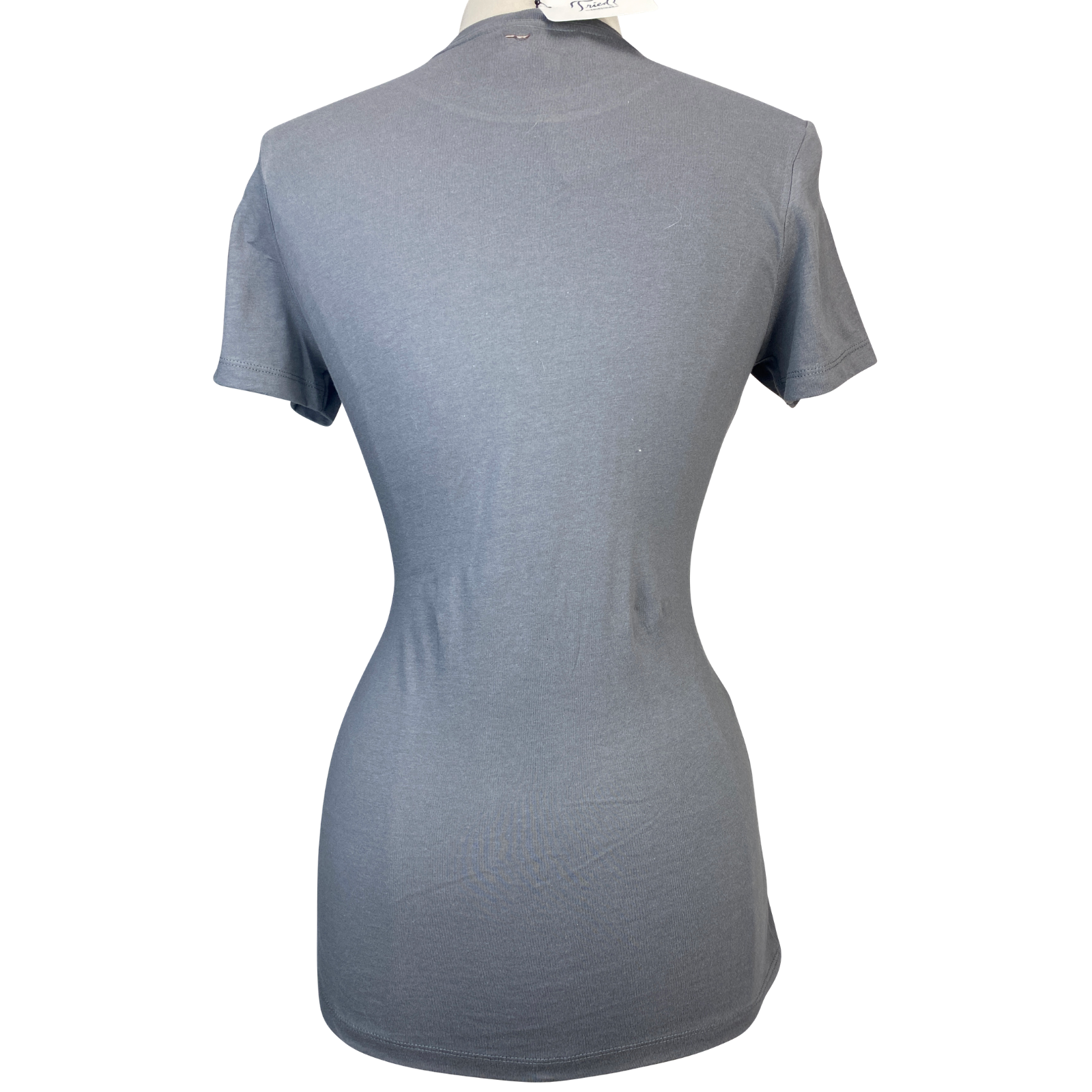 Back of Spiced Equestrian "Crazy Horse Lady" Tee in Grey 