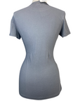 Back of Spiced Equestrian "Crazy Horse Lady" Tee in Grey 