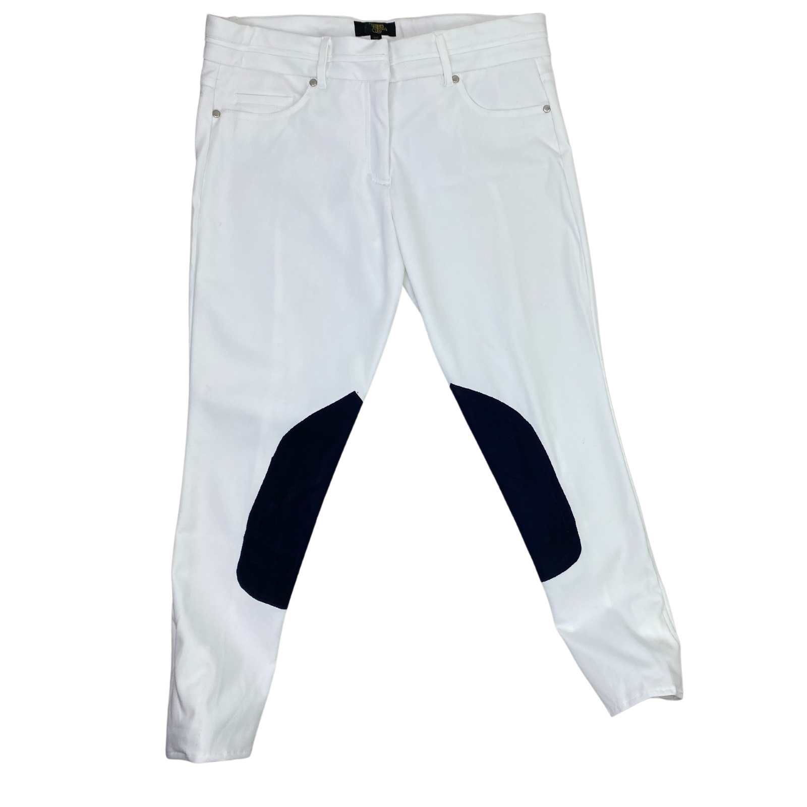 Le Fash &#39;City&#39; Breeches in White/Navy 