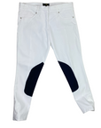 Le Fash 'City' Breeches in White/Navy 