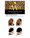 Instructions on Real Women Ride No Knot Hair Net in Light Brown