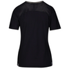 Back of CALLIDAE The Short Sleeve Tech V Neck in Black