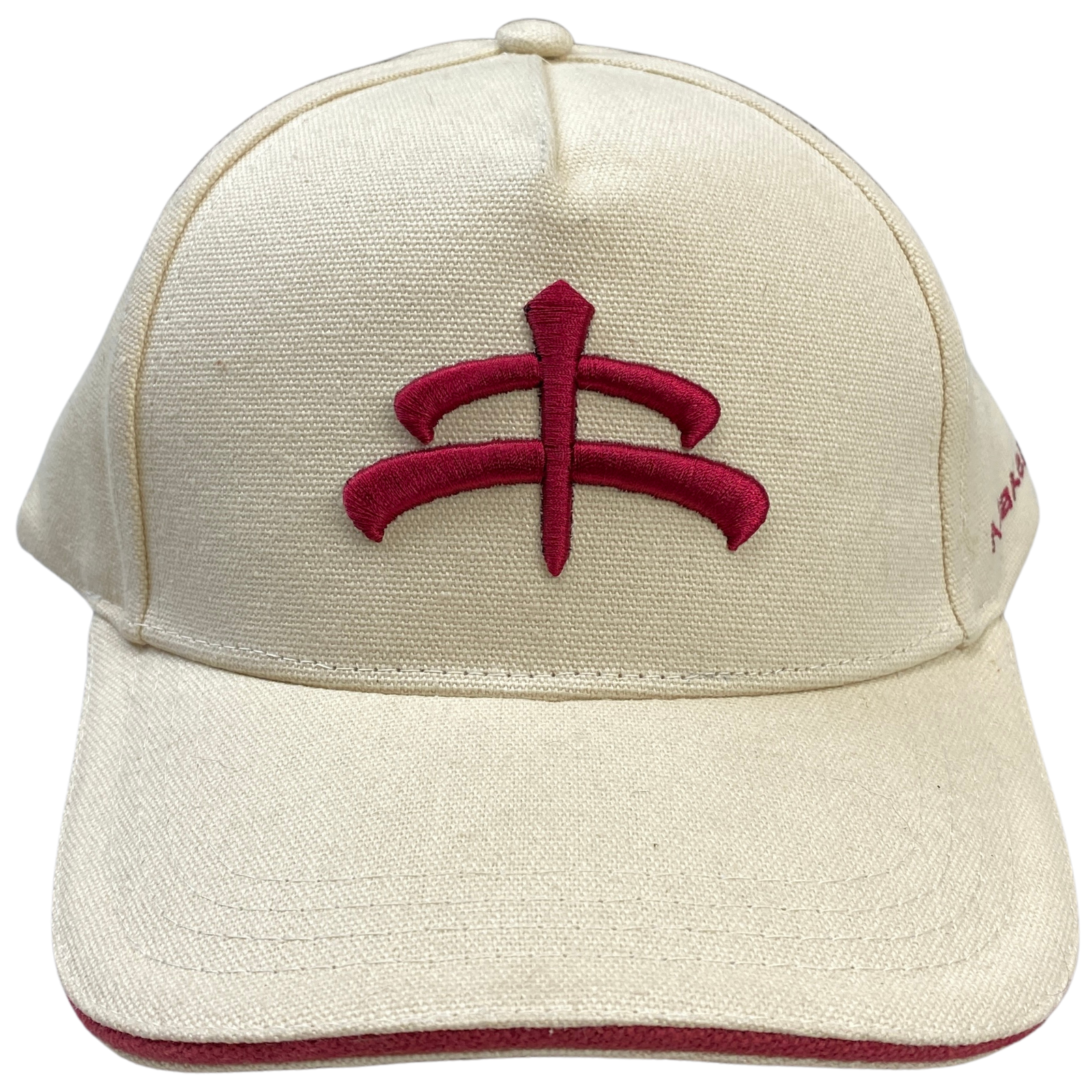 MaKeBe Ball Cap in Tan/Red