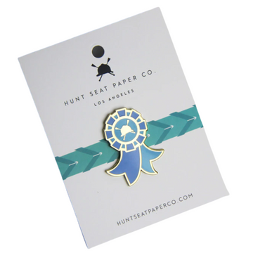 Hunt Seat Paper Co. 'Winner' Pony Pin in Blue