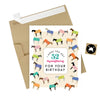 Hunt Seat Paper Co. 52 Thoroughbreds Birthday Card