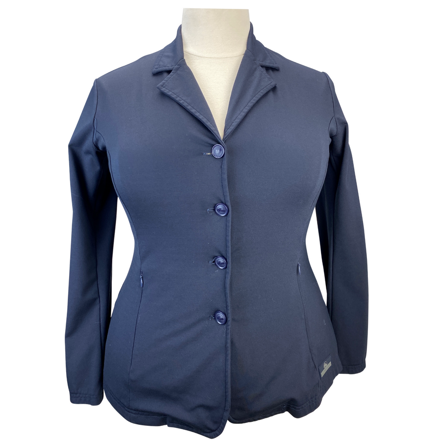 Front of Grand Prix EQJ Show Coat in Navy