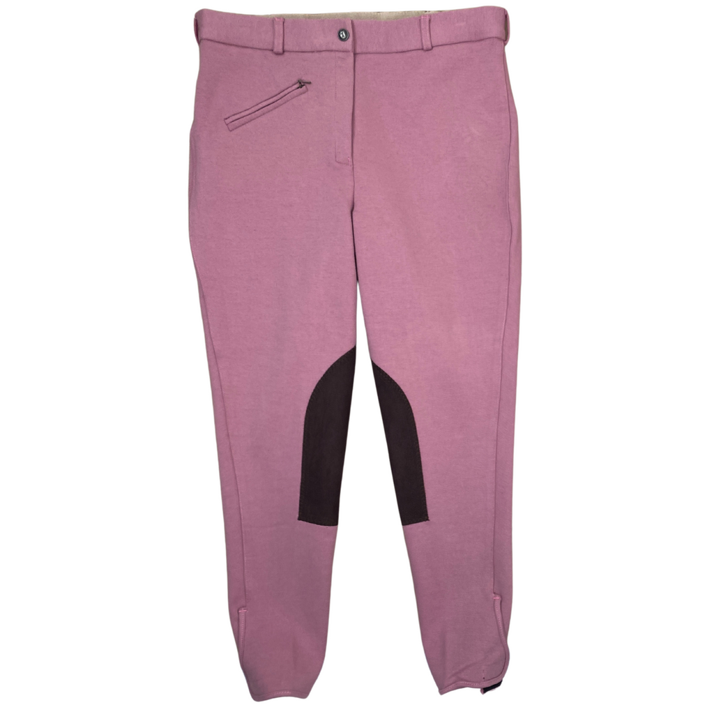 Ashley 'Clarino' Knee Patch Breeches in Rose 