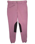 Ashley 'Clarino' Knee Patch Breeches in Rose 