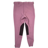 Back of Ashley 'Clarino' Knee Patch Breeches in Rose 