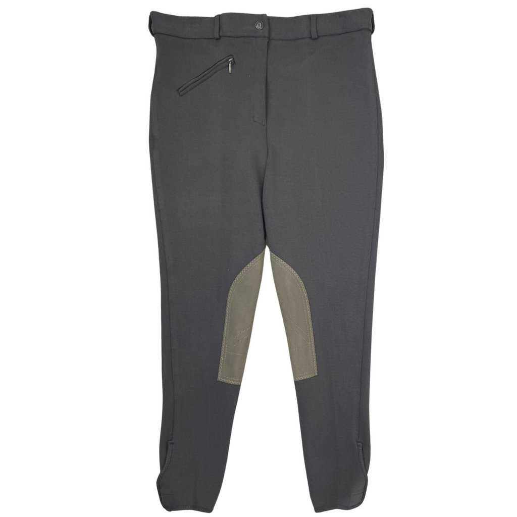 Ashley 'Clarino' Knee Patch Breeches in Grey