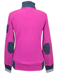 Back of Euro-Star Sweater in Purple