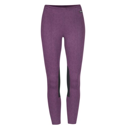 Kerrits Knee Patch Performance Tights in Magenta Winter Whinnie