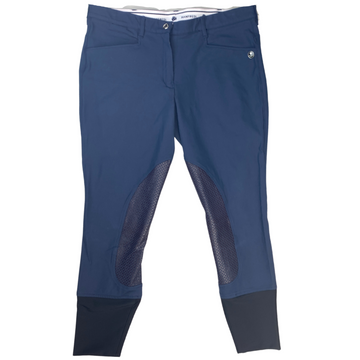 Manfredi 'Montebello' Knee Patch Breeches in Navy