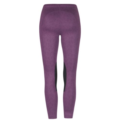 Kerrits Knee Patch Performance Tights in Magenta Winter Whinnie