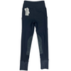 Back of BOTORI 'G4' Fleece Riding Tights in Black - Women's XS