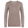 CALLIDAE The V Neck Sweater in Sand - Women's XL