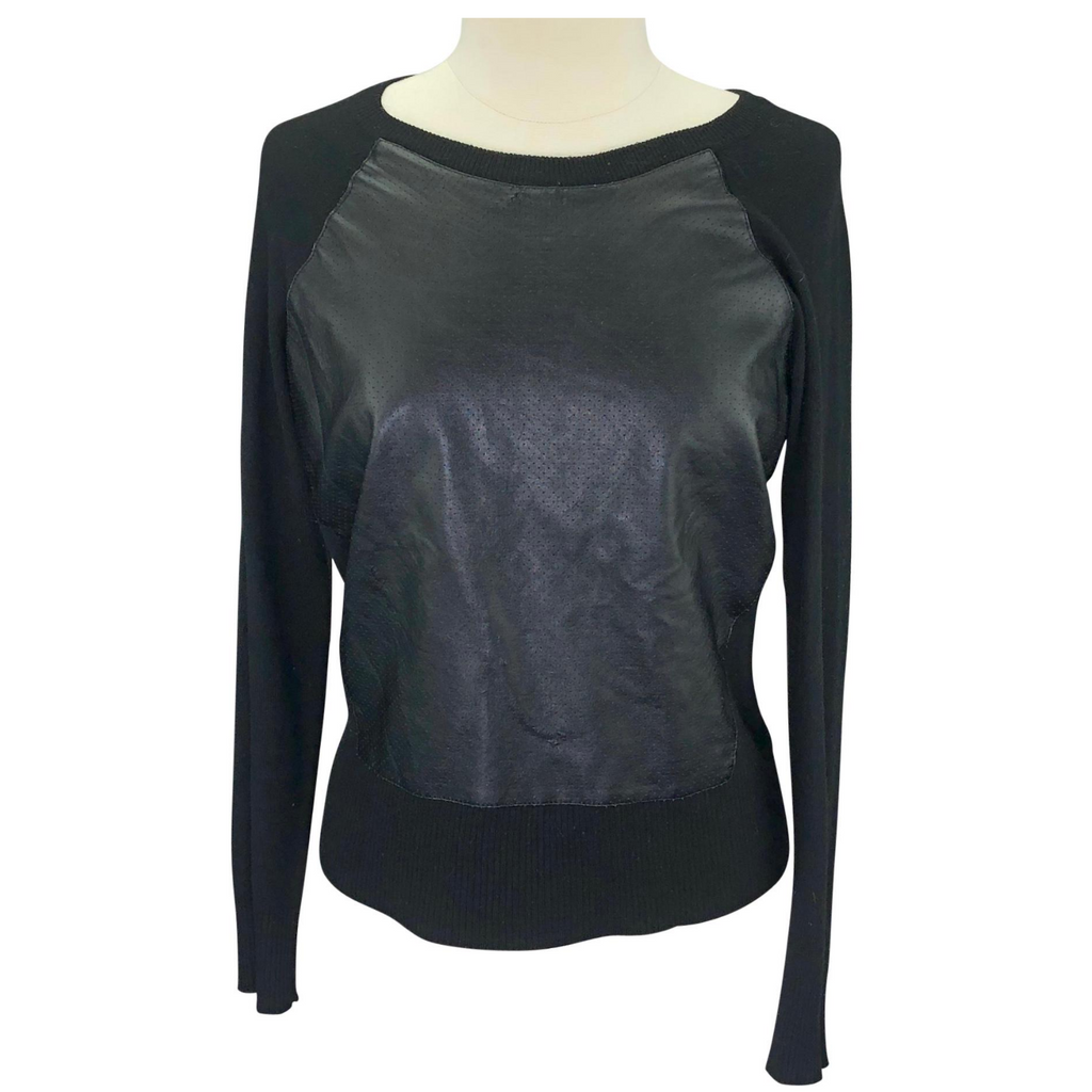 William B Sweater in Black - Women's Medium