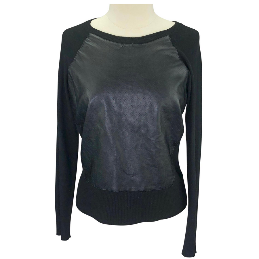 William B Sweater in Black - Women's Medium