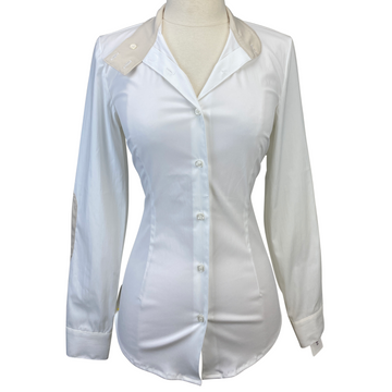 Asmar Equestrian Show Shirt in White