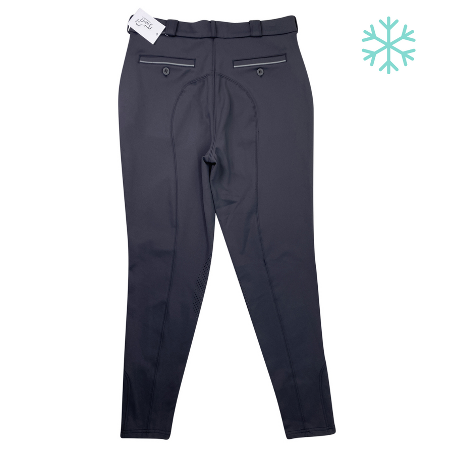 Back of Kingsland 'Kornelia' Knee Patch Winter Breeches in Navy