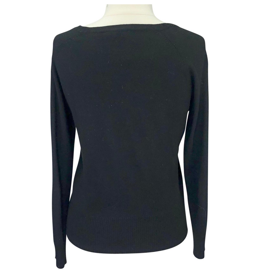 William B Sweater in Black - Women's Medium
