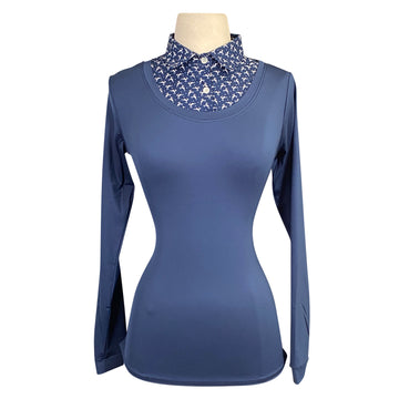 Callidae Practice Shirt in Navy/Deer Print