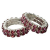 Spiced Equestrian Rhinestone Braid Bling in Bubblegum
