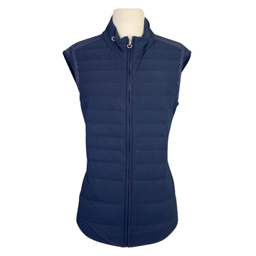 Cavalleria Toscana 'Degrade' Quilted Sleeveless Puffer in Navy