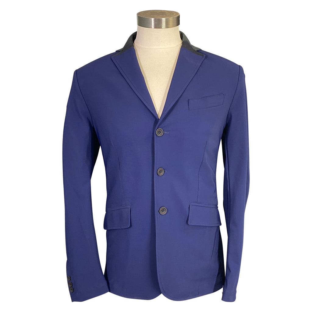 Cavalleria Toscana 'Tech Inlay' Show Coat in Indigo Blue