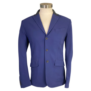 Cavalleria Toscana 'Tech Inlay' Show Coat in Indigo Blue