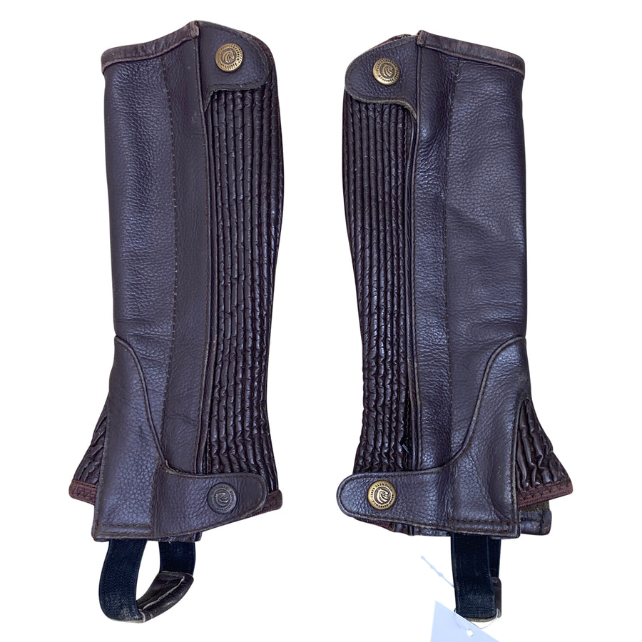 Perri's Apparel Professional Half Chaps in Brown