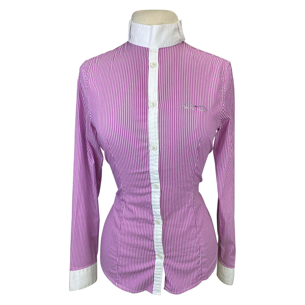 Animo Competition Shirt in Pink Stripes 
