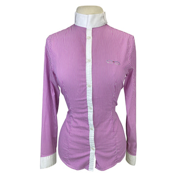 Animo Competition Shirt in Pink Stripes 