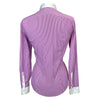 Back of Animo Competition Shirt in Pink Stripes 