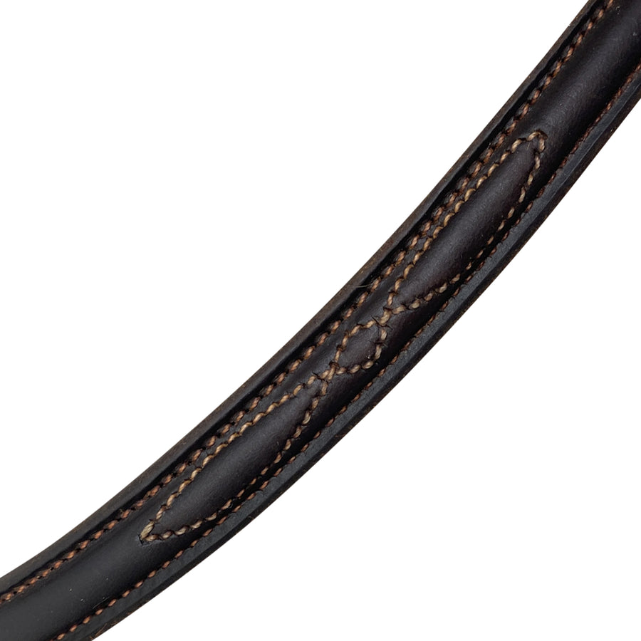Browband of EquuSport Figure 8 Bridle in Oakbark