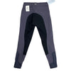 Back of SmartPak 'Hadley' Knee Patch Breeches in Shadow 