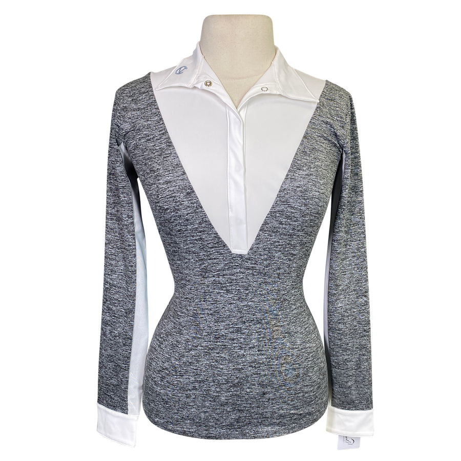 Calverro 'Victory' Competition Shirt in Grey Heather