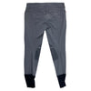 Back of Animo 'Naspre' Knee Patch Breeches in Grey