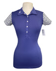 Calverro 'Short Stripe' Competition Shirt in Navy