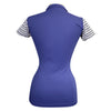 Back of Calverro 'Short Stripe' Competition Shirt in Navy
