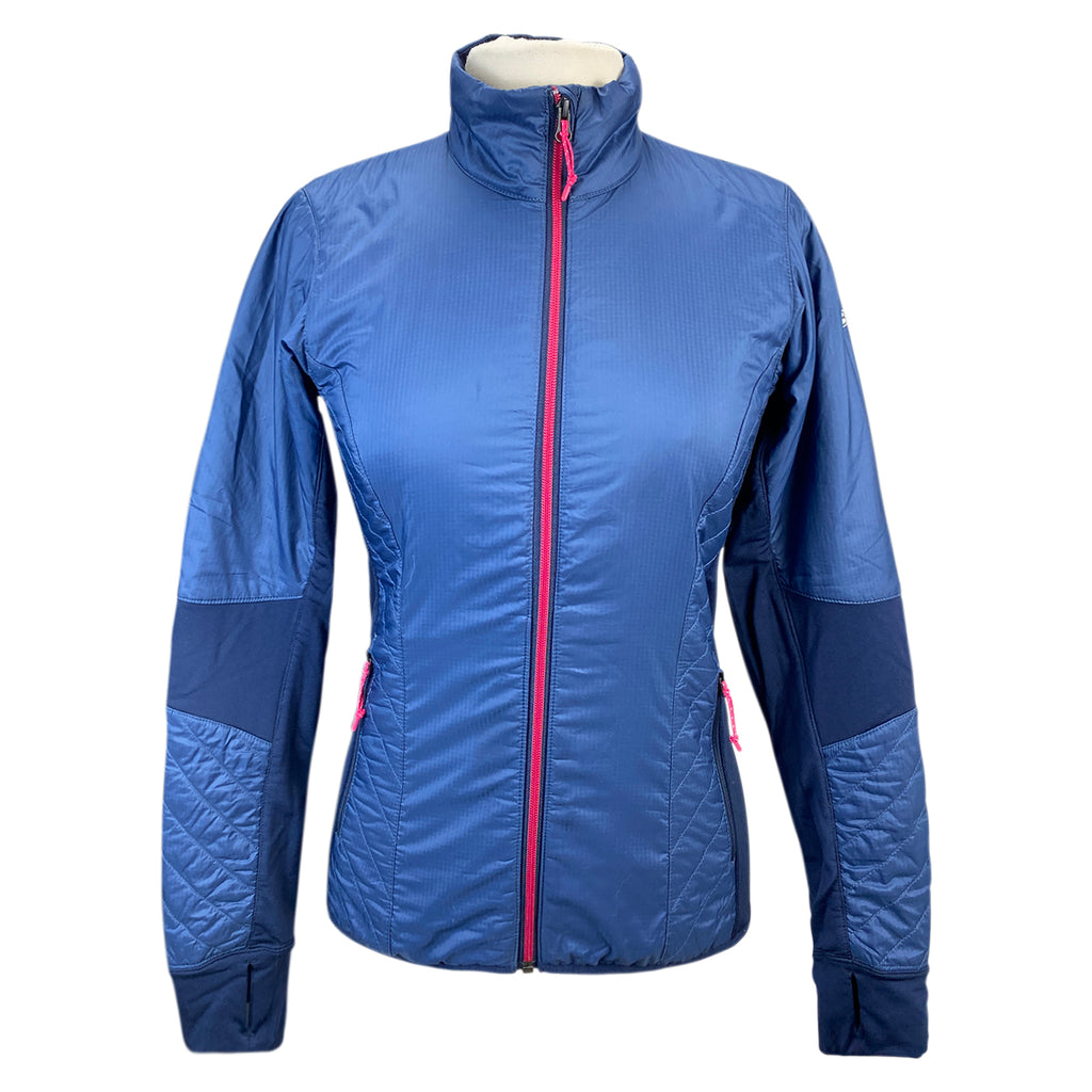 icebreaker Merino Athletic Jacket in Navy/Hot Pink