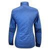 Back of icebreaker Merino Athletic Jacket in Navy/Hot Pink